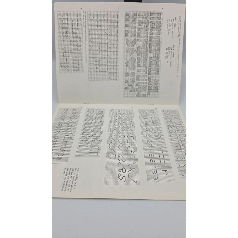 Imaginating 26 Alphabets And More, Booklet #8, Cross Stitch Pattern